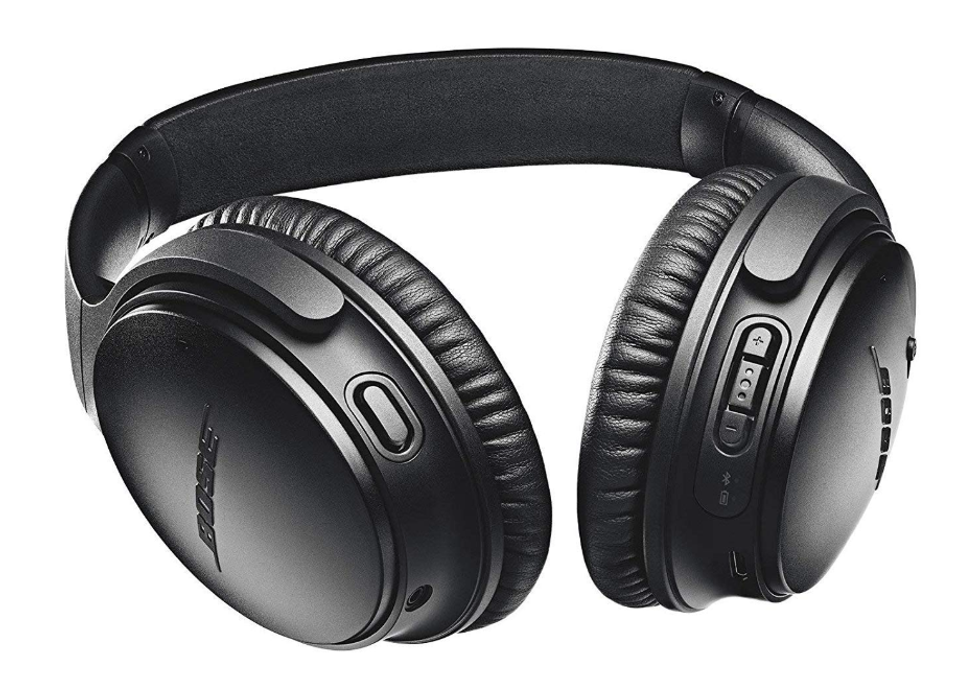 photo of Bose QC35 noise-cancelling headphones