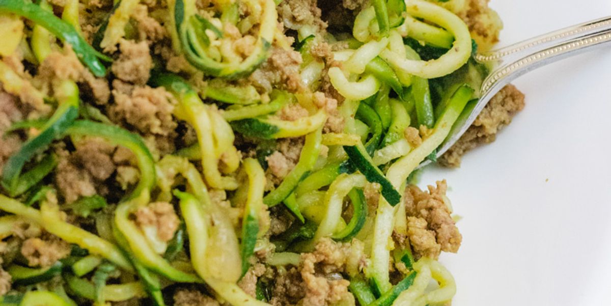 Zucchini Noodles & Ground Beef Stir Fry My Recipe Magic