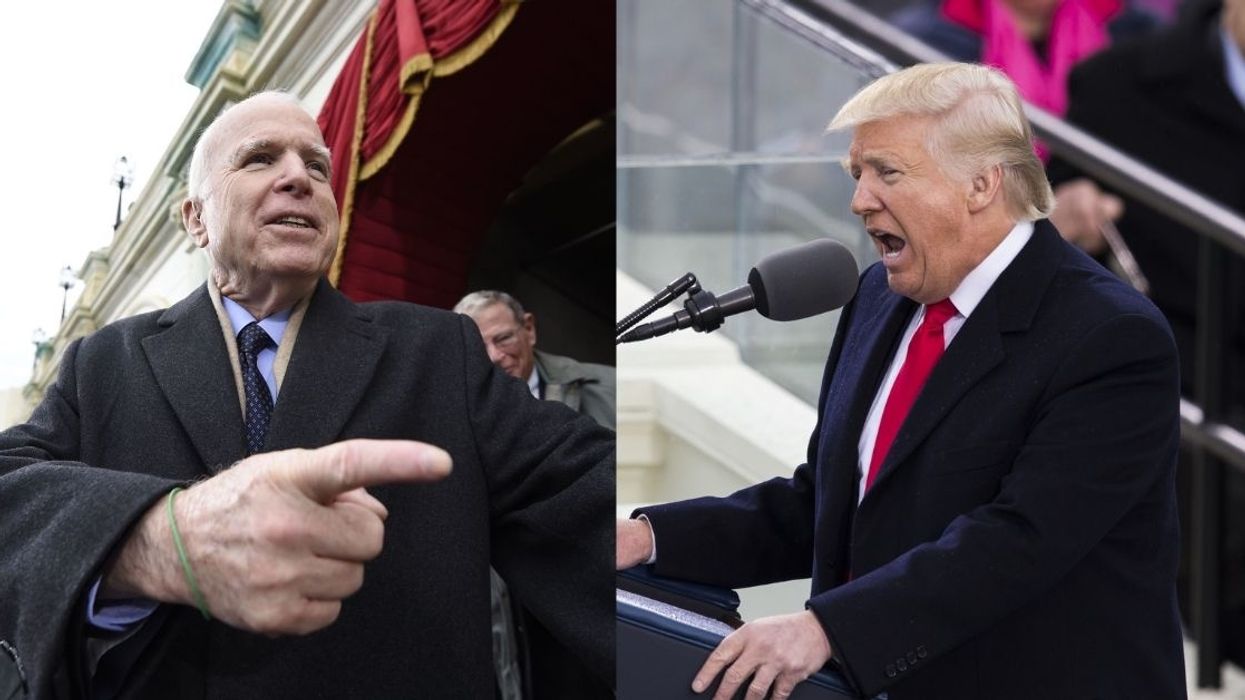 John McCain Reportedly Spent Trump's Inauguration Speech Listing Off The Names Of Dictators