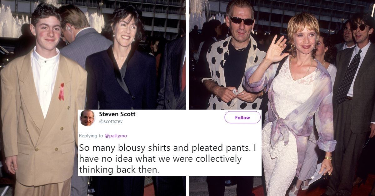 This Genius Twitter Account Reminds Us Of Some Of The Bizarre Fashion Choices At Movie Premieres In The '90s