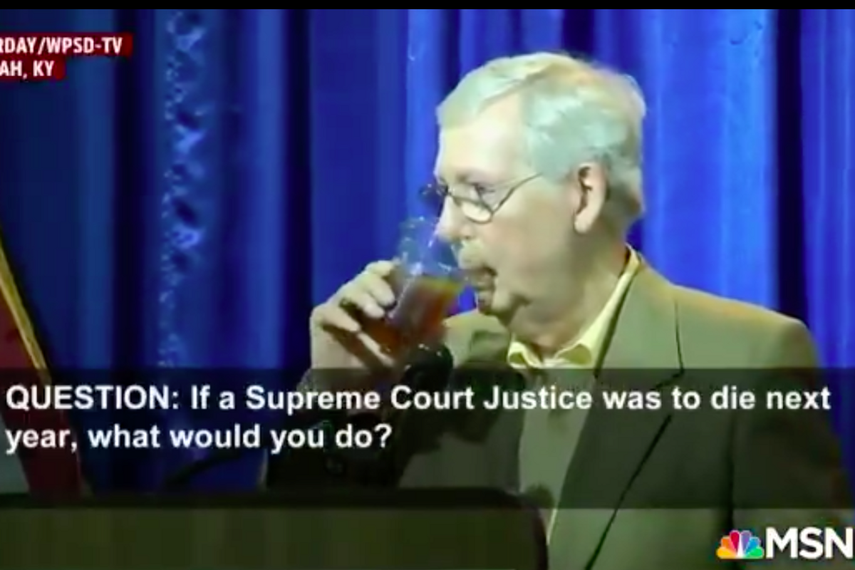 Mitch McConnell Knows That You Know He's A F*cking Asshole