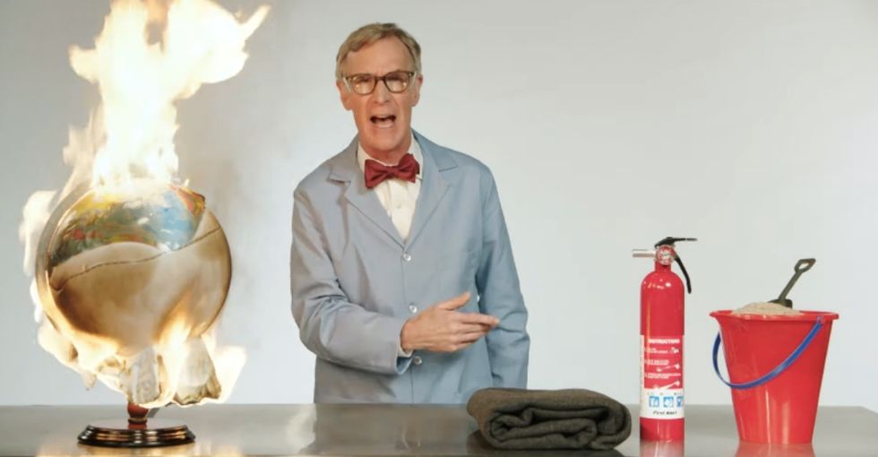 Bill Nye just gave a blistering, adults-only lesson on climate change.