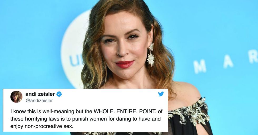 Alyssa Milano proposed a sex strike to protest restrictive abortion laws but it kind of misses the point.