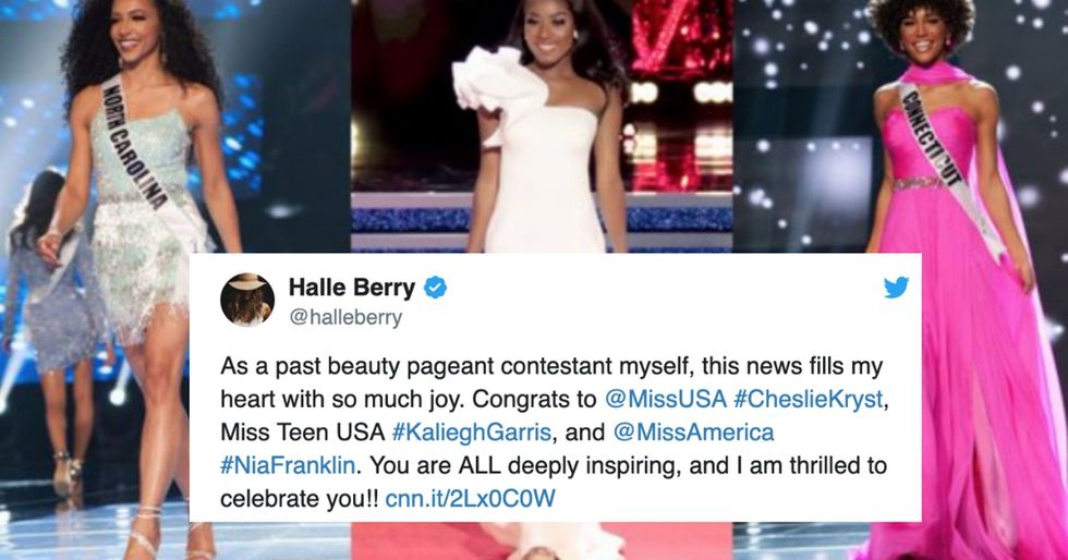 This year's Miss America, Miss USA, and Miss Teen USA winner are all black women.