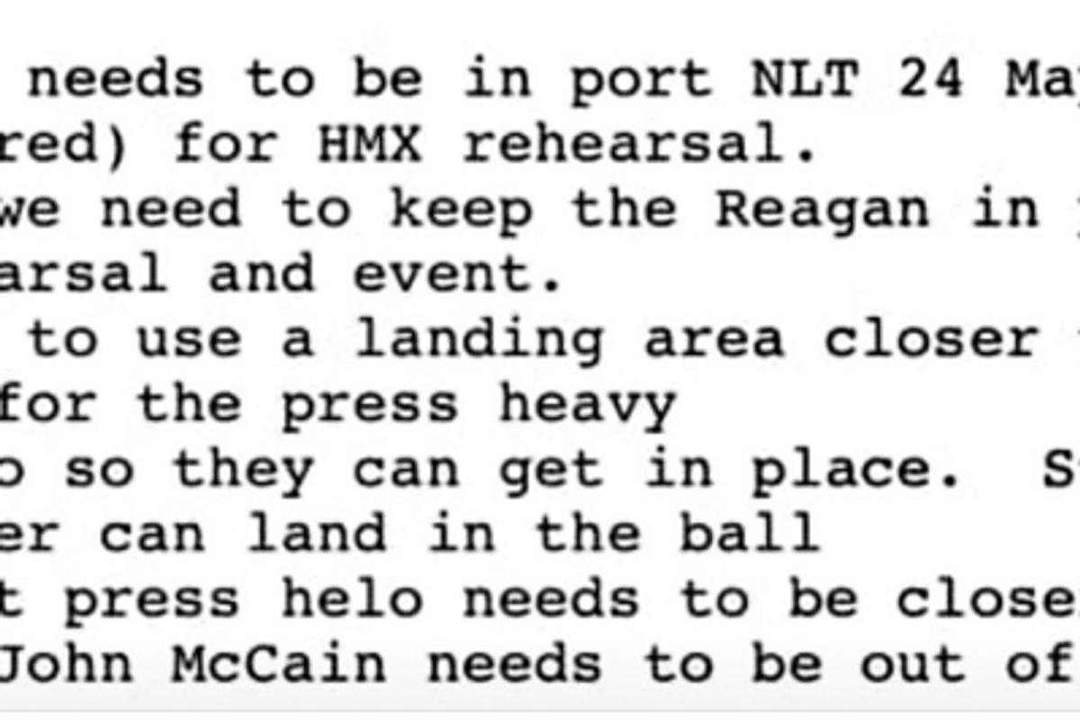 White House Rechristens USS John McCain ... F*ck It This Is Pathetic, There's No Joke Here