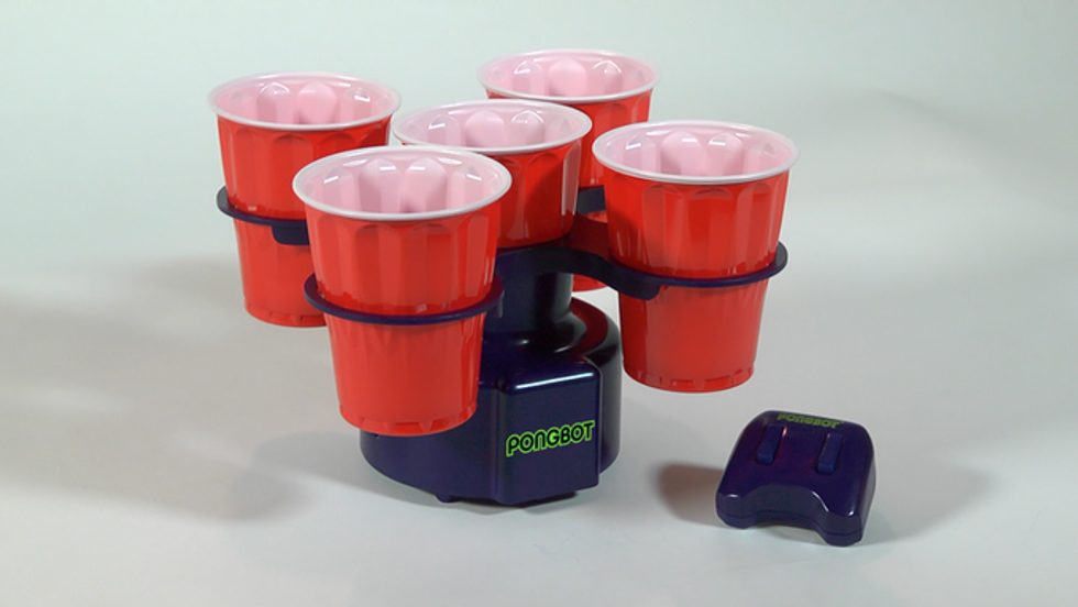 Photo of Pongbot drinking game