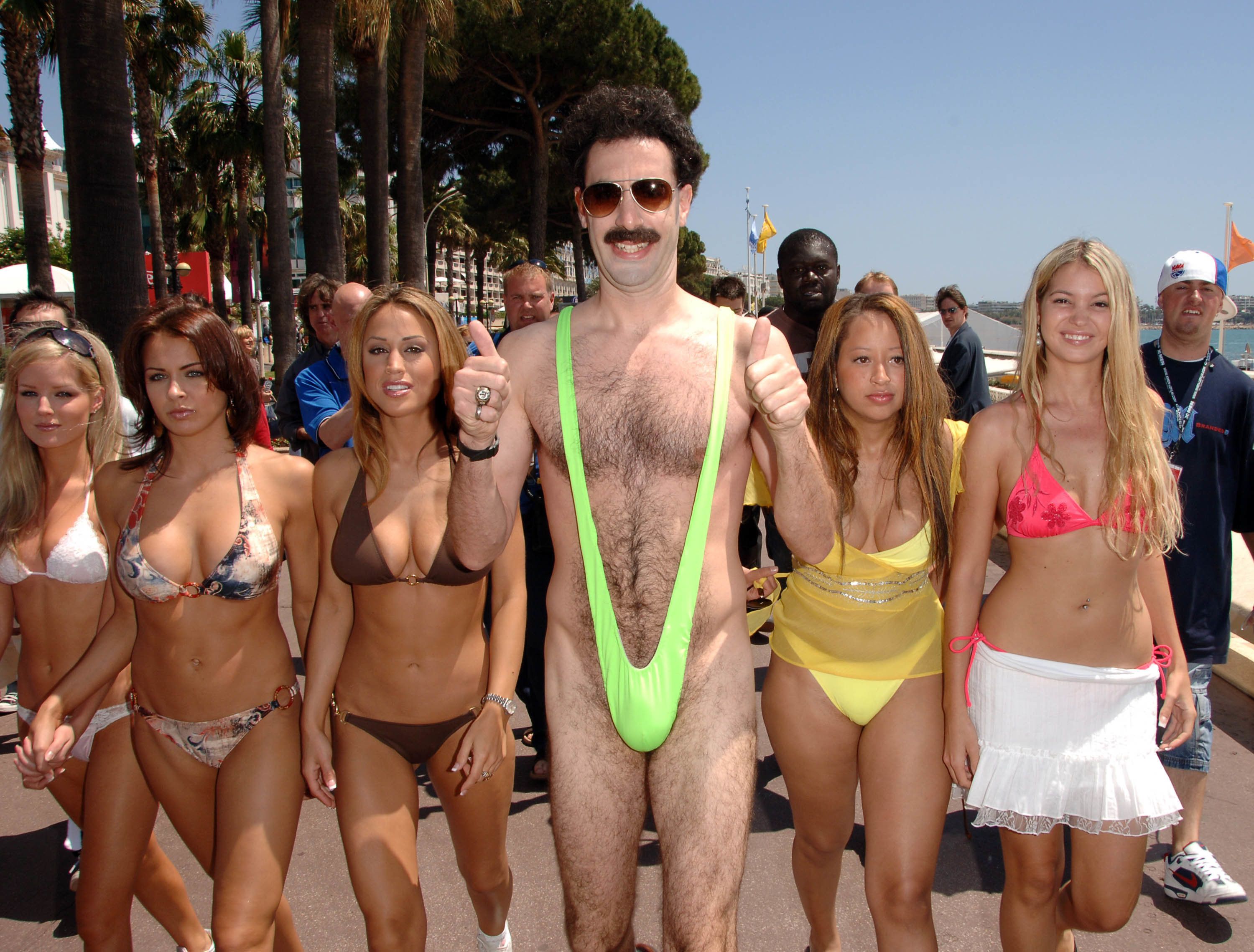 borat swimming suit girl