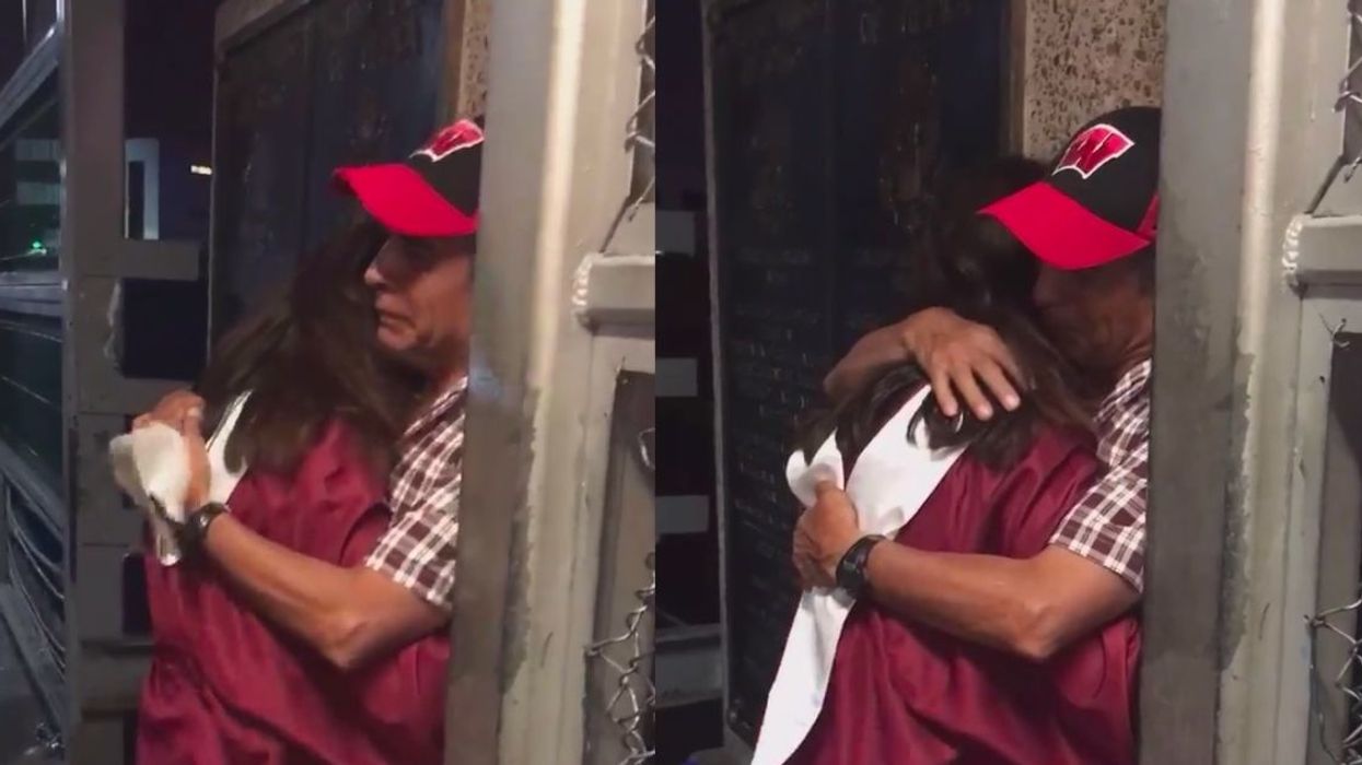 This Video Of A Recent Graduate Hugging Her Deported Dad On The U.S.-Mexico Bridge Has Everyone Tearing Up
