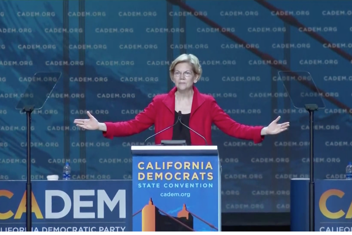 Elizabeth Warren Straight Up Kills It At The California State Democratic Convention