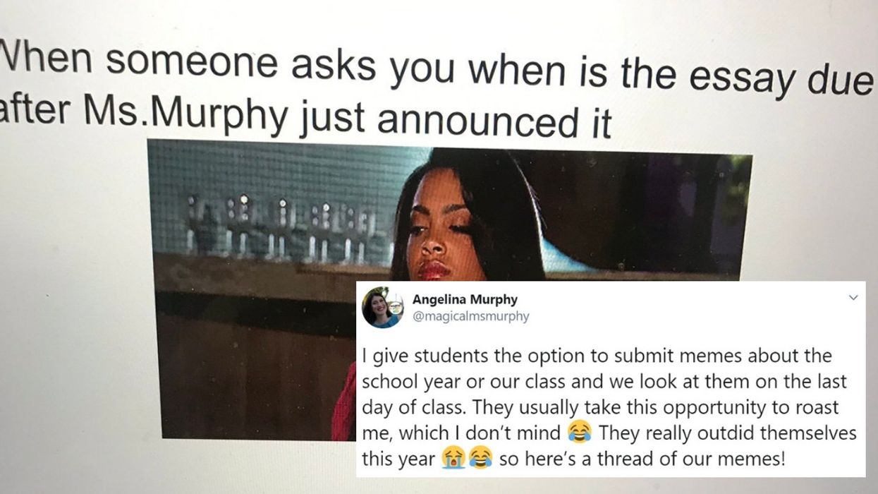 English Teacher Caps Off Each School Year By Having Students Roast Her Class With Amazing Memes