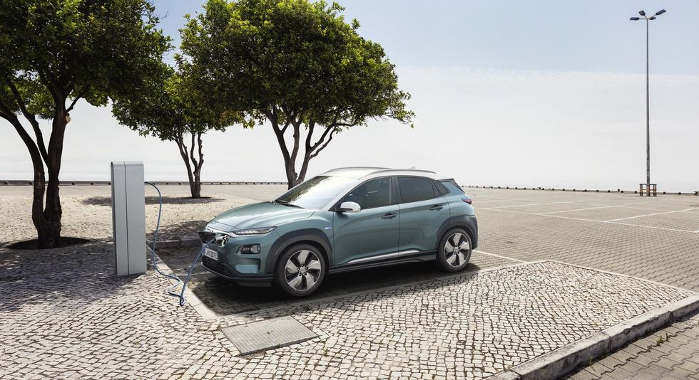Photo of the Hyundai Kona electric car
