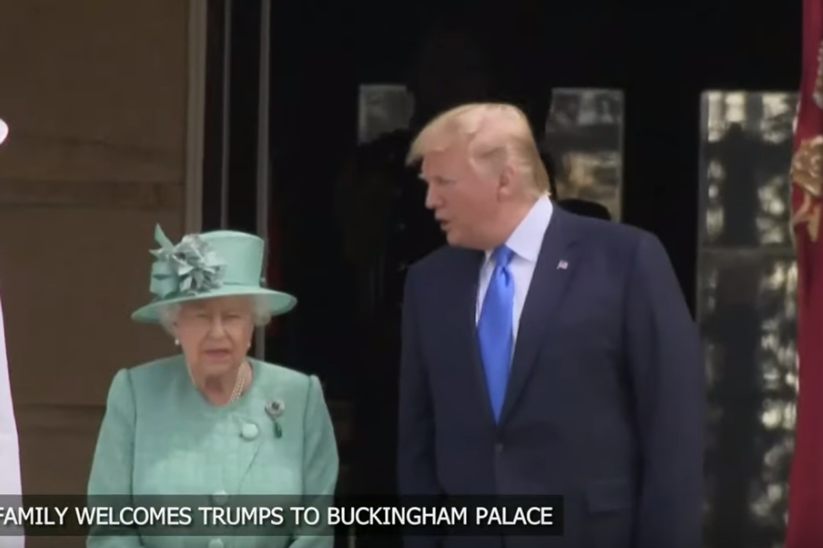 Trump's UK State Visit Off To Smashing Start, Pip Pip You Betcha!