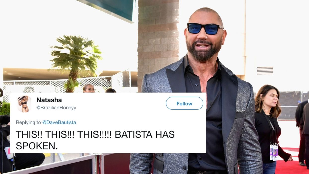 Dave Bautista Perfectly Shuts Down Catholic Bishop Who Warns That Gay Pride Is 'Harmful' For Children