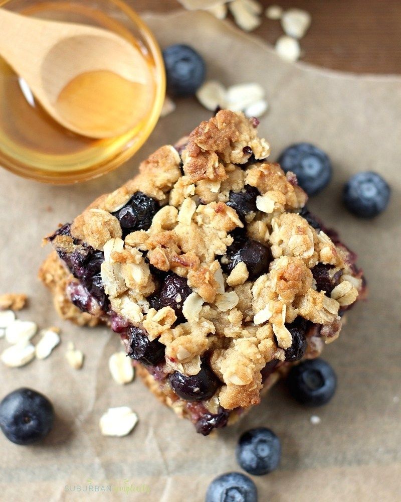 Easy Blueberry Oatmeal Bars Blueberry Oatmeal Breakfast Bars My   Img 