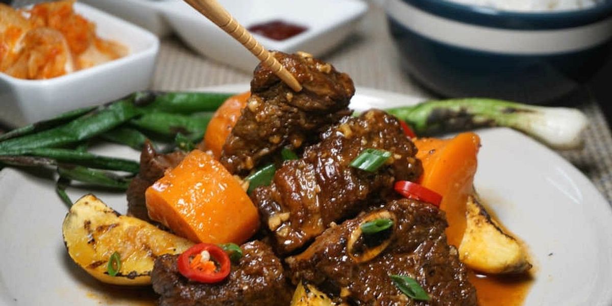 Korean Beef Stew - My Recipe Magic