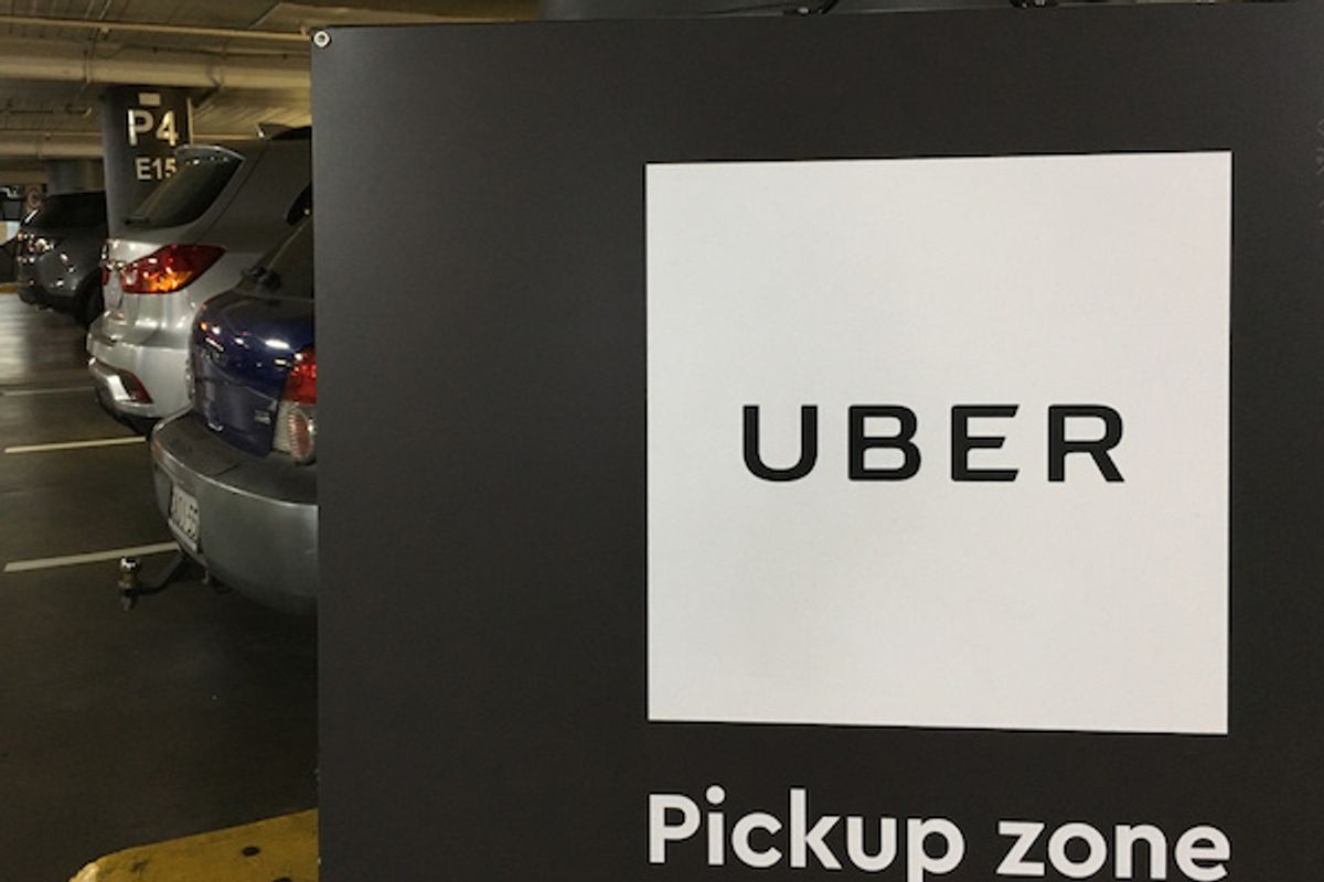 Uber ride-sharing service