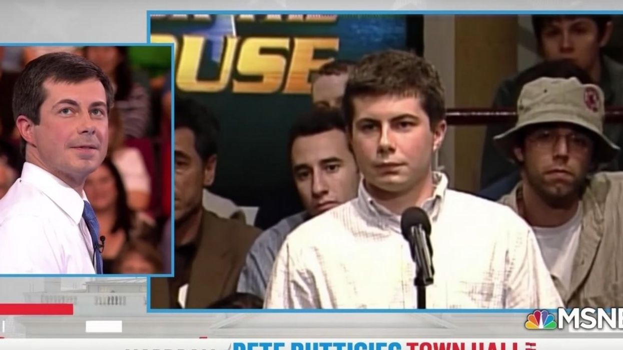 Young Pete Buttigieg Asked A Question At A 2003 MSNBC Presidential Town Hall—And He Clearly Took The Answer To Heart