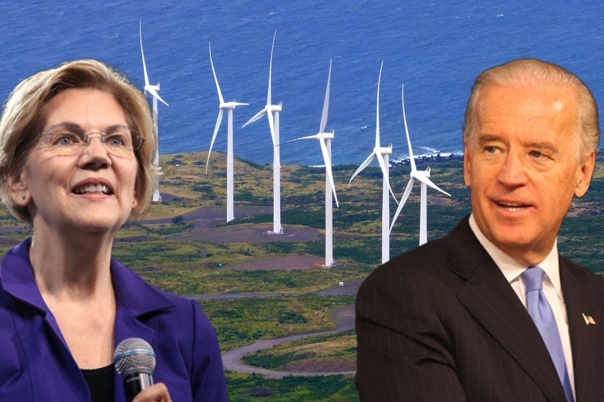 Liz Warren And Joe Biden's Climate Plans: Maybe We WON'T All Die In A Fire-nado?