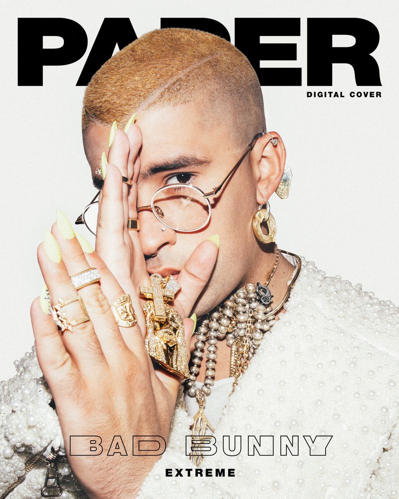 Puerto Rican Star Bad Bunny on the Cover of PAPER Magazine - PAPER Magazine