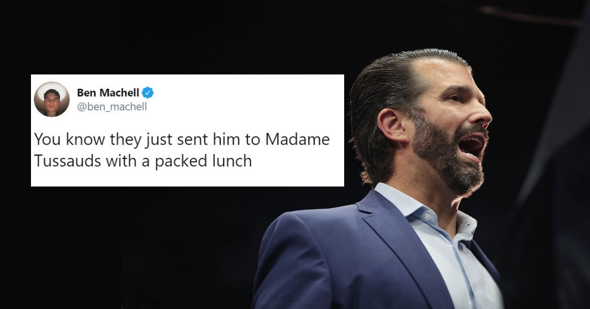 People Are Roasting Donald Trump Jr. Hard Over An Awkward Photo He Shared Of Himself At Buckingham Palace