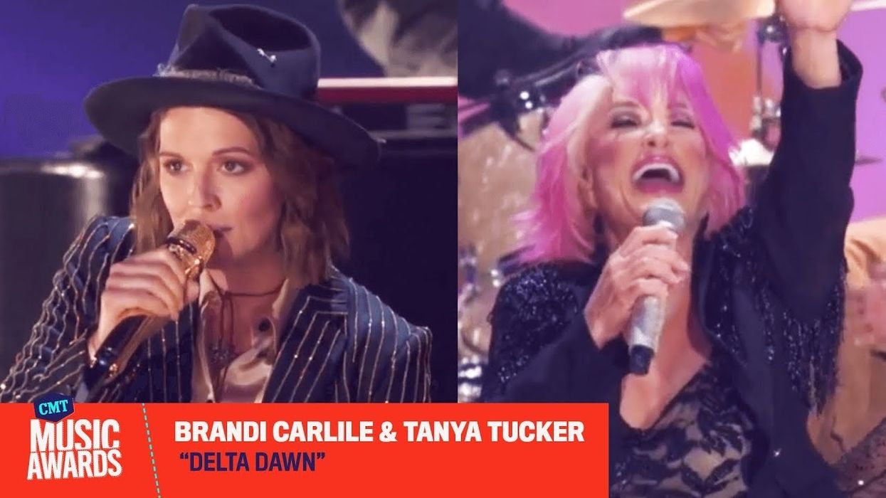 Watch Tanya Tucker and more sing star-studded medley of 'Delta Dawn' at CMT Awards