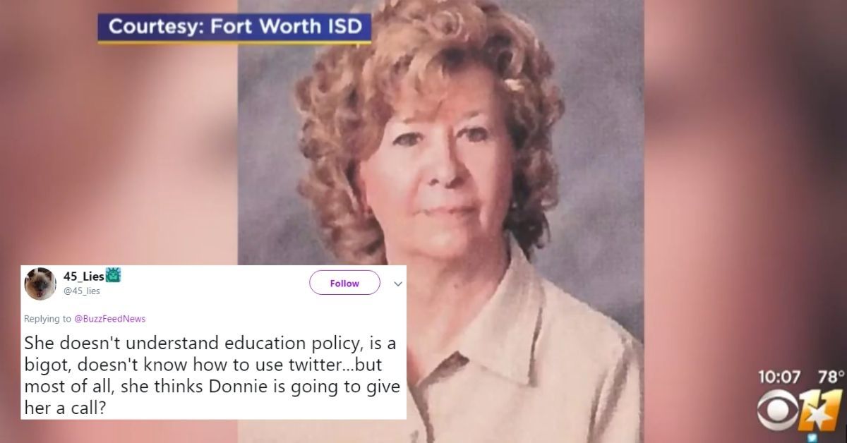 Texas Teacher Fired After Asking Trump To 'Remove The Illegals' From Her School In What She Thought Were Private Tweets
