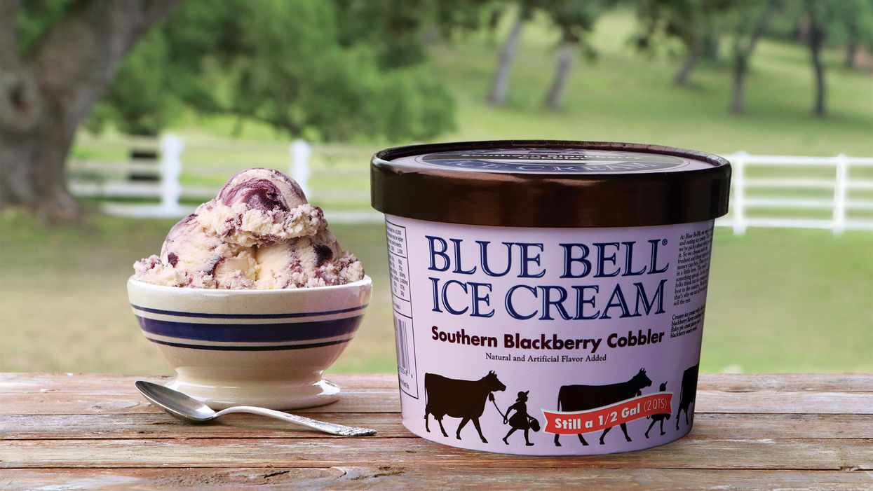 Blue Bell's popular Southern Blackberry Cobbler ice cream returns for a limited time