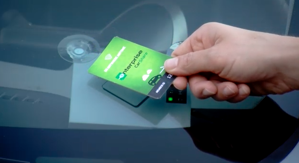 enterprise car share membership card