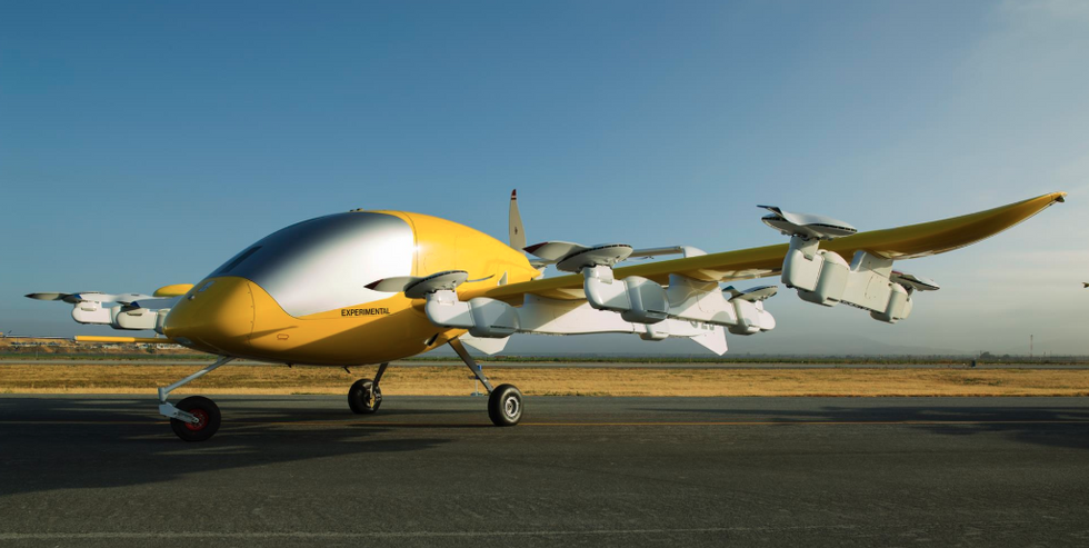 Picture of Kitty Hawk Cora flying taxi