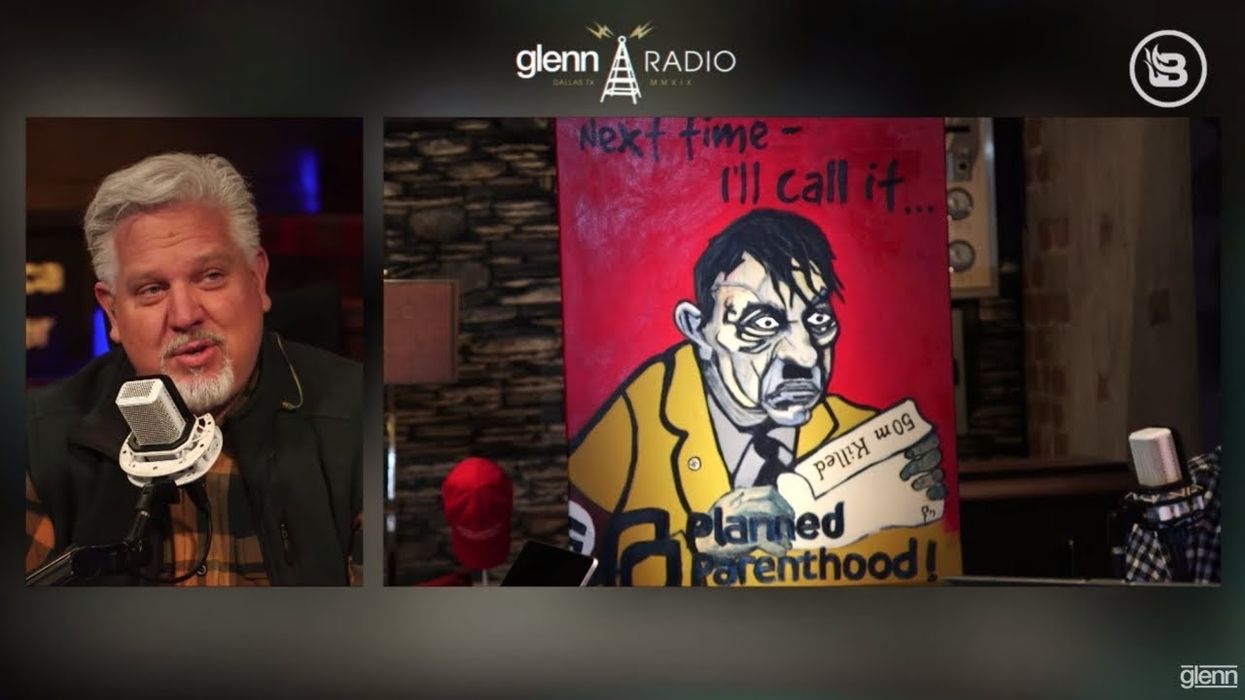 HERE'S what Glenn's painting and the 'Mark of the Beast' have in common