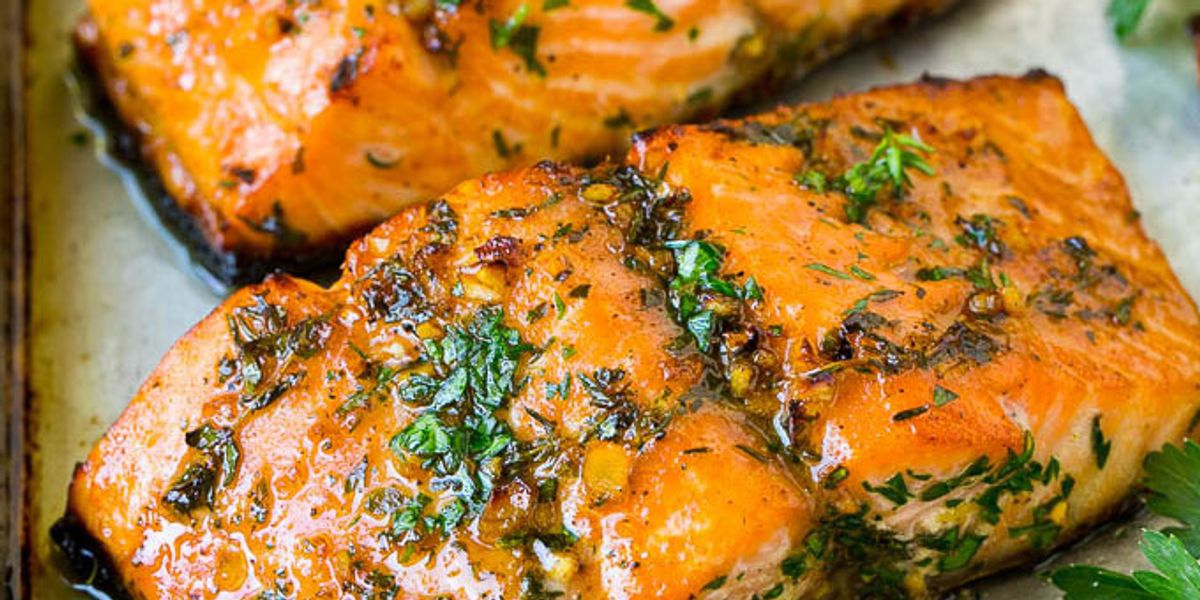 Baked Salmon with Garlic Butter - My Recipe Magic