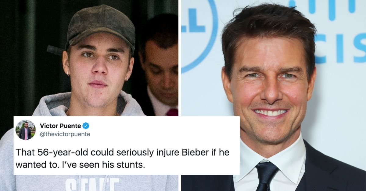 Justin Bieber Just Publicly Challenged Tom Cruise To A Fight, And People Are Already Placing Their Bets