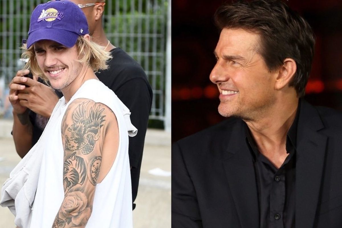Justin Bieber and Tom Cruise fight