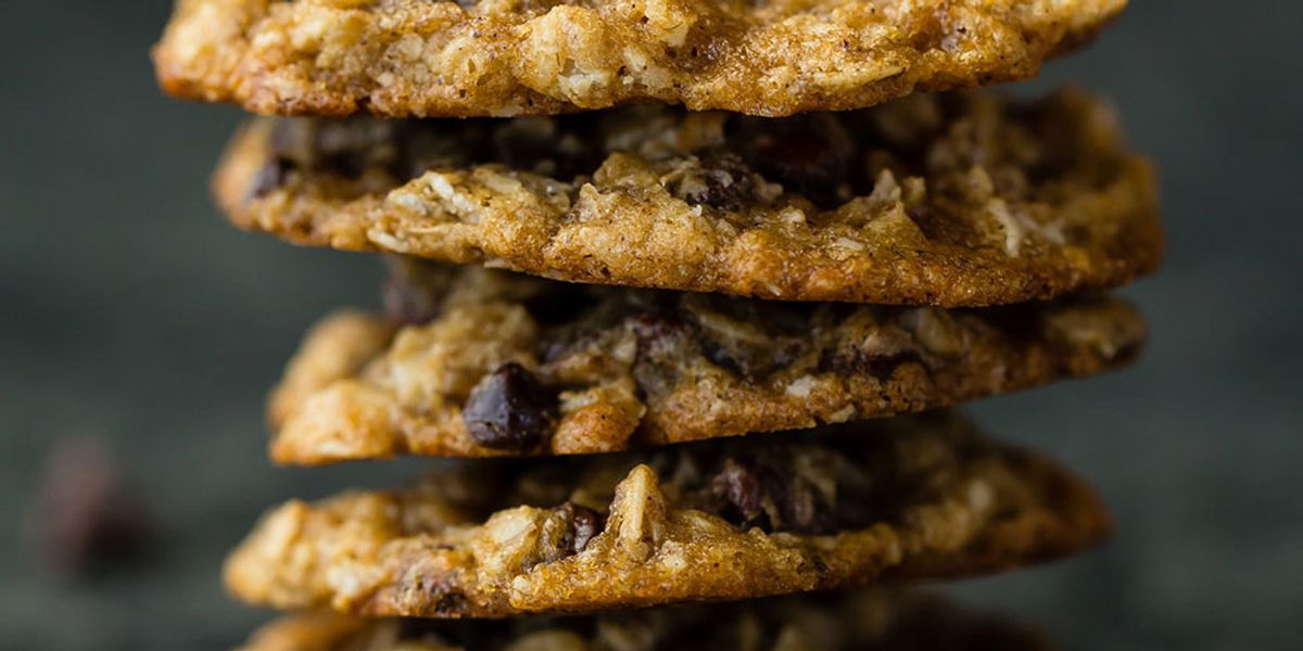 Crispy Oatmeal Chocolate Chip Cookies My Recipe Magic