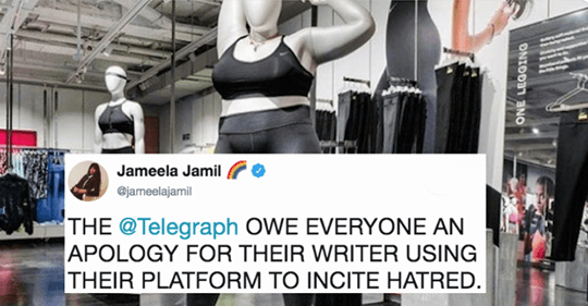 the telegraph nike article