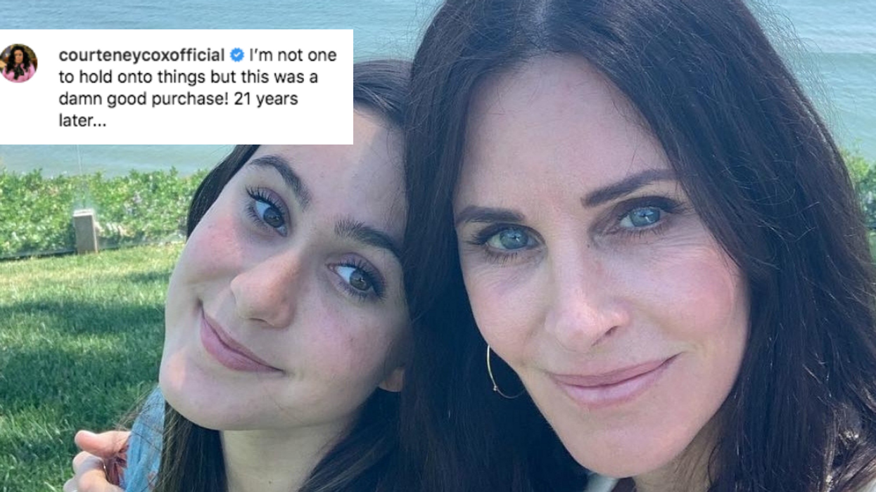Courteney Cox's Daughter Just Rocked A Dress Her Mom Wore On The Red Carpet 21 Years Ago