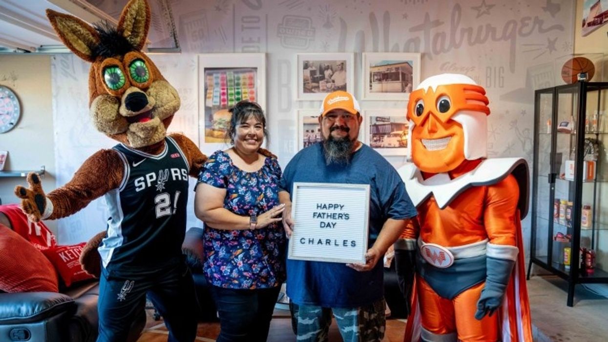 Whataburger surprised this Texas dad with a new man cave for Father's Day