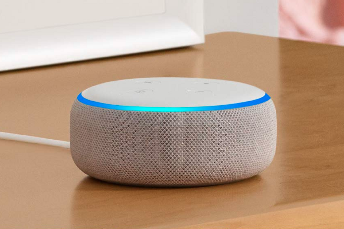 Photo of the Amazon Echo Dot