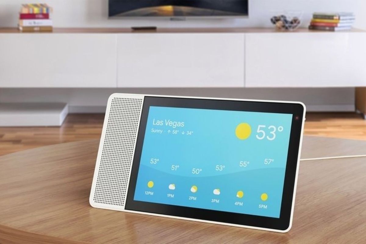 Photo of the Google Home Hub smart display