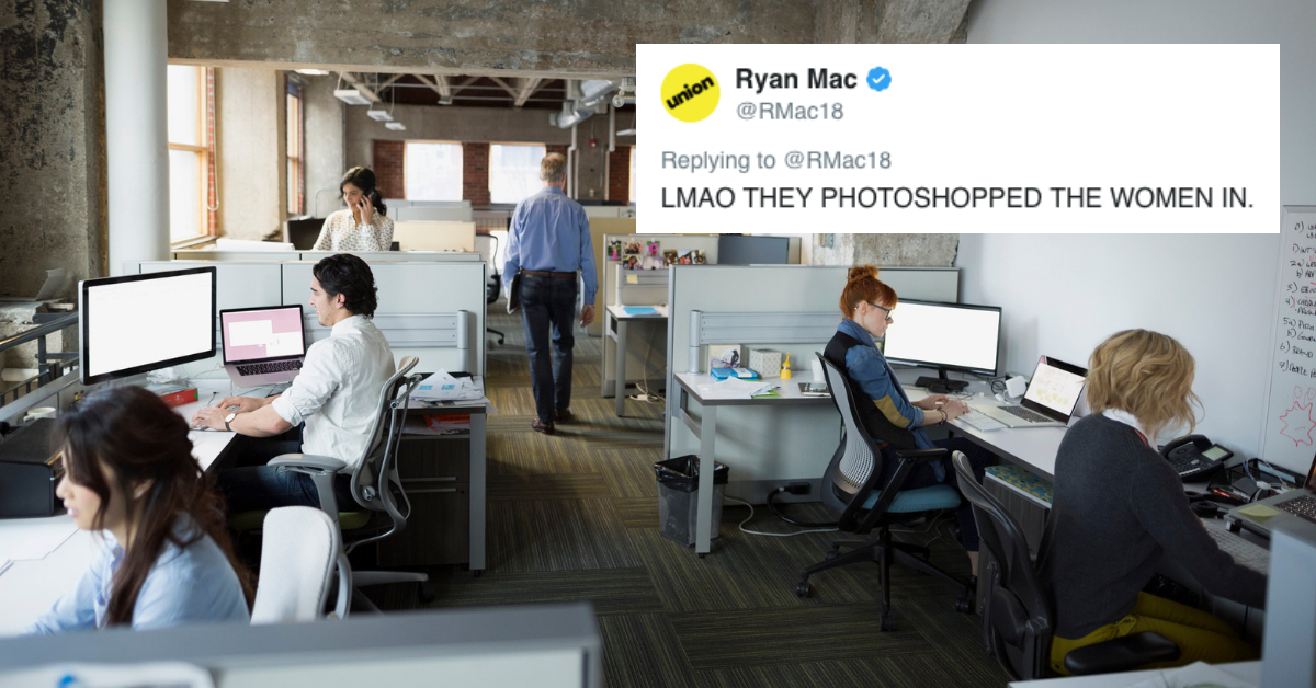 A Group Of Silicon Valley 'Tech Titans' Literally Photoshopped All Of The Women Into Their Photo, And People Are Shaking Their Heads