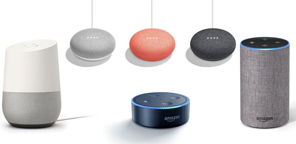 Altavoz Alexa Pelea Con Google Google Alexa O Siri Google Alexa O