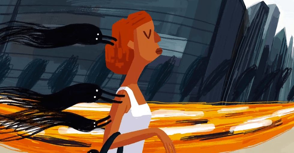A cool animation by a film student makes a great point about fear.