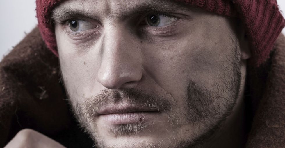 He Only Intended To Spend One Night On The Street. Then Someone Gave Him Leftovers.