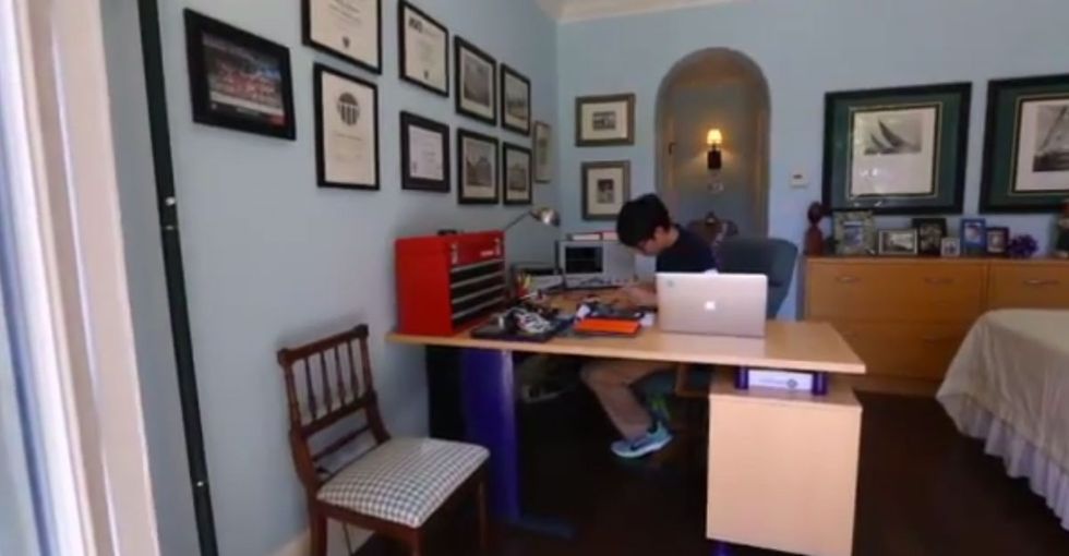 This teen came up with a wildly smart invention to help his grandpa cope with Alzheimer's.