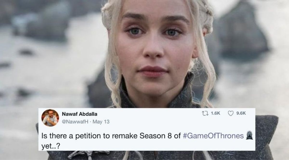 Thousands Of Fans Have Already Signed A Viral Petition To Remake Season 8 Of 'Game Of Thrones'