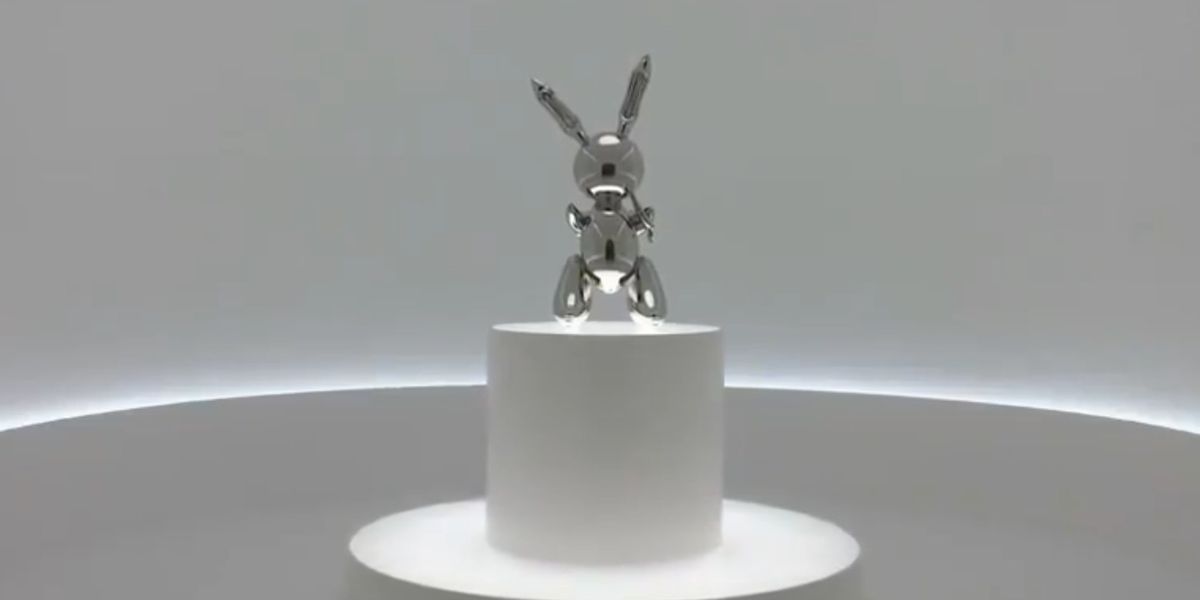 Steel Rabbit Statue Breaks Record At Art Auction For Highest Sale For A Living Artist Ever
