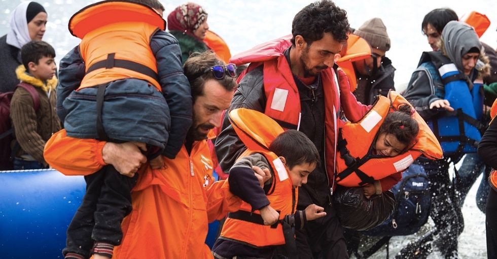 Photos: See the dramatic change in these before-and-after images of the refugee crisis.