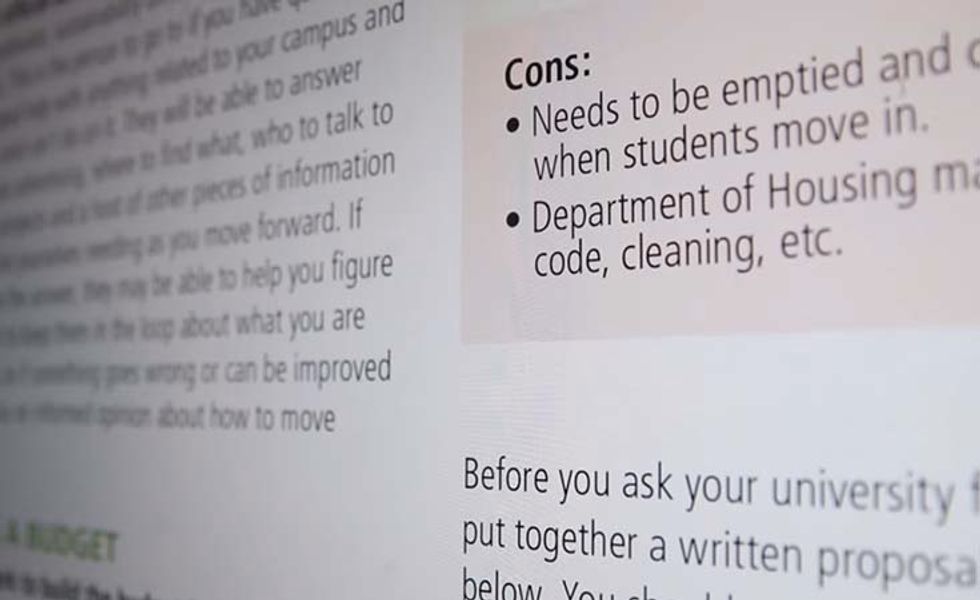 It started with a futon in a dumpster. Now this student org is changing