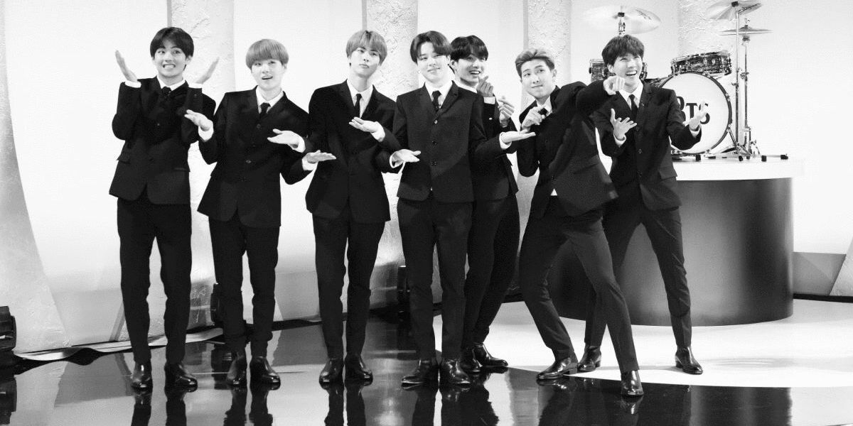 BTS Cosplayed as The Beatles on 'Colbert'
