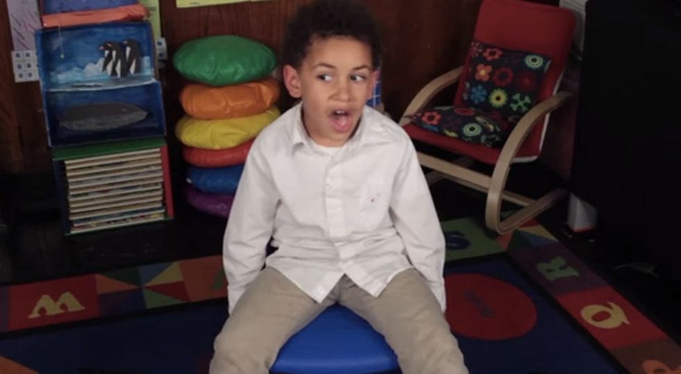 5-year-old boys are given the same restrictions girls face around the world. They're not pleased.